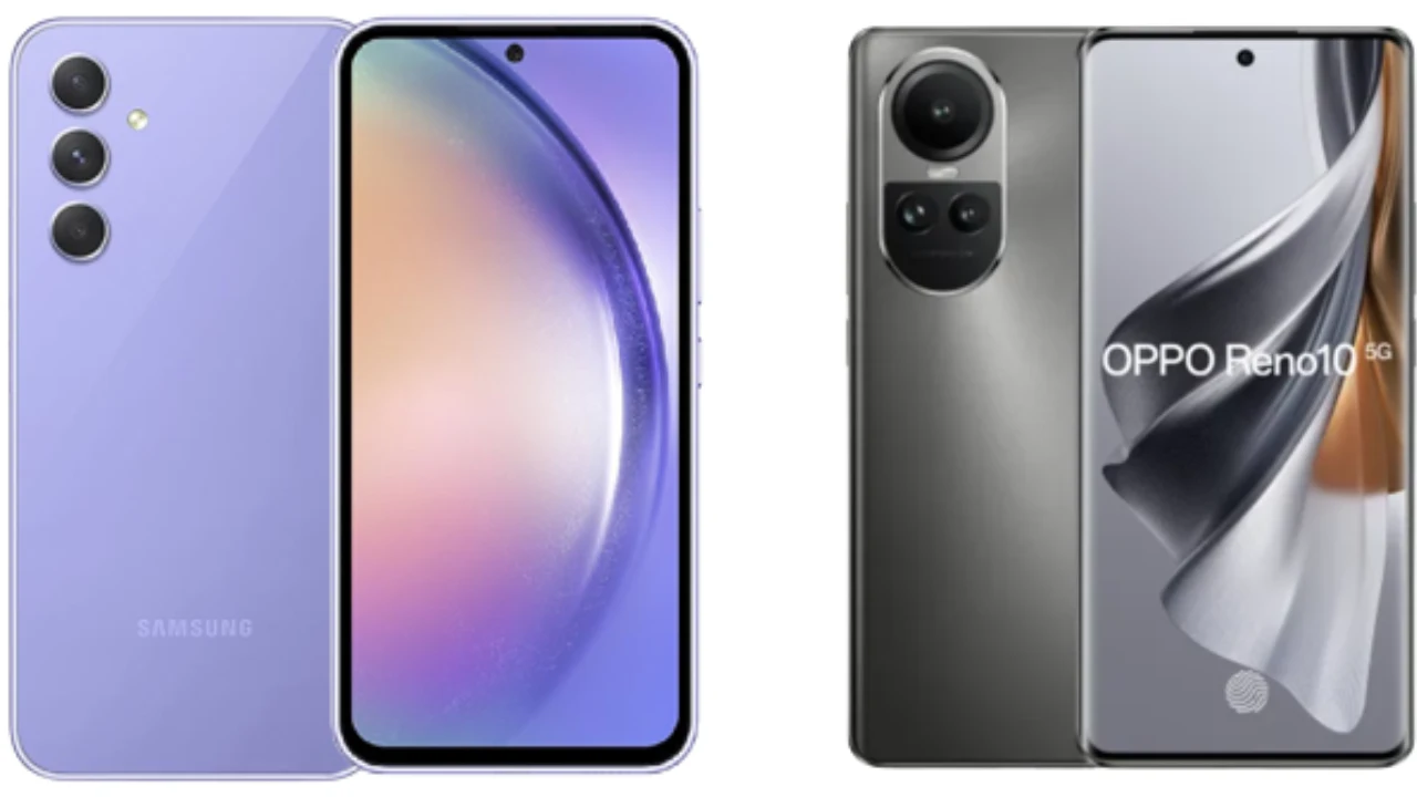 OPPO Reno 10 5G vs Samsung Galaxy A54 5G