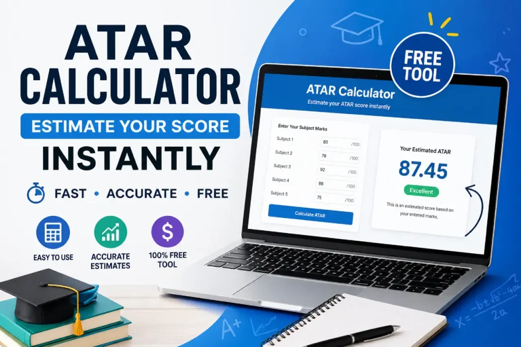ATAR Calculator: Estimate Your Score Instantly (Free Tool) ATAR Calculator: Estimate Your Score Instantly (Free Tool)