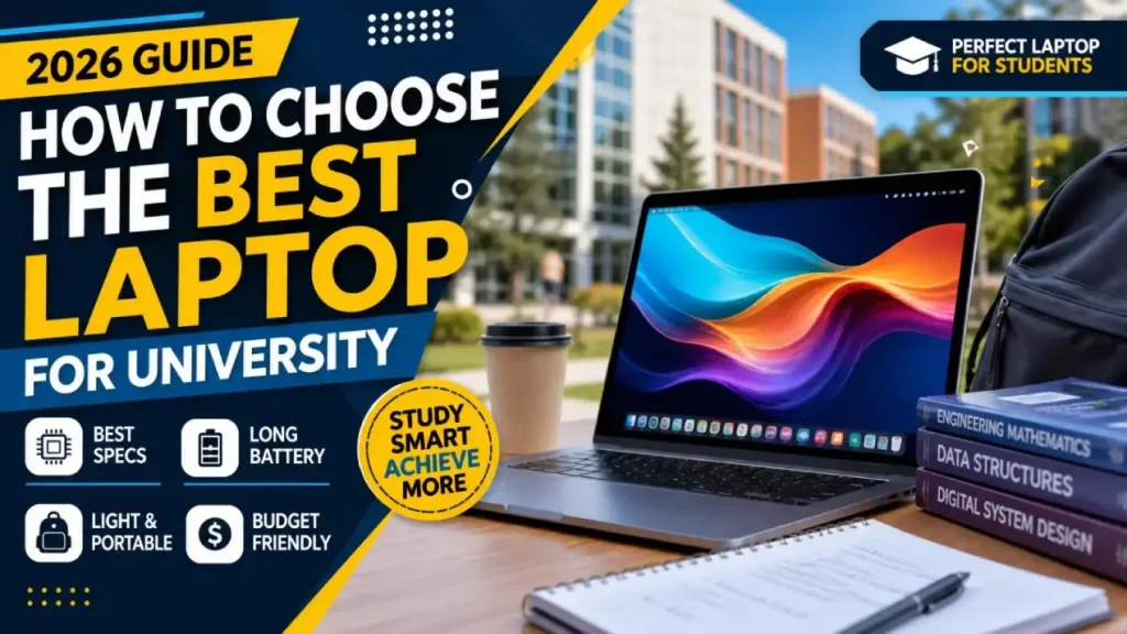 How to Choose the Best Laptop for University in 2026 (Complete Student Guide)