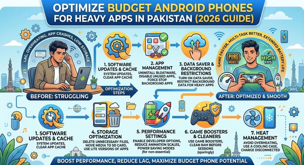 How to Optimize Budget Android Phones for Heavy Apps in Pakistan (2026 Guide) 1783095082810